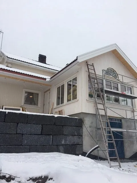 Tilbygg og renovering av hus