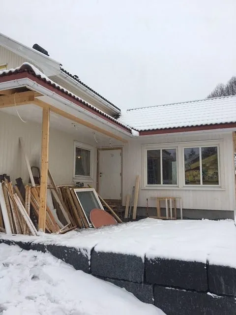 Tilbygg og renovering av hus